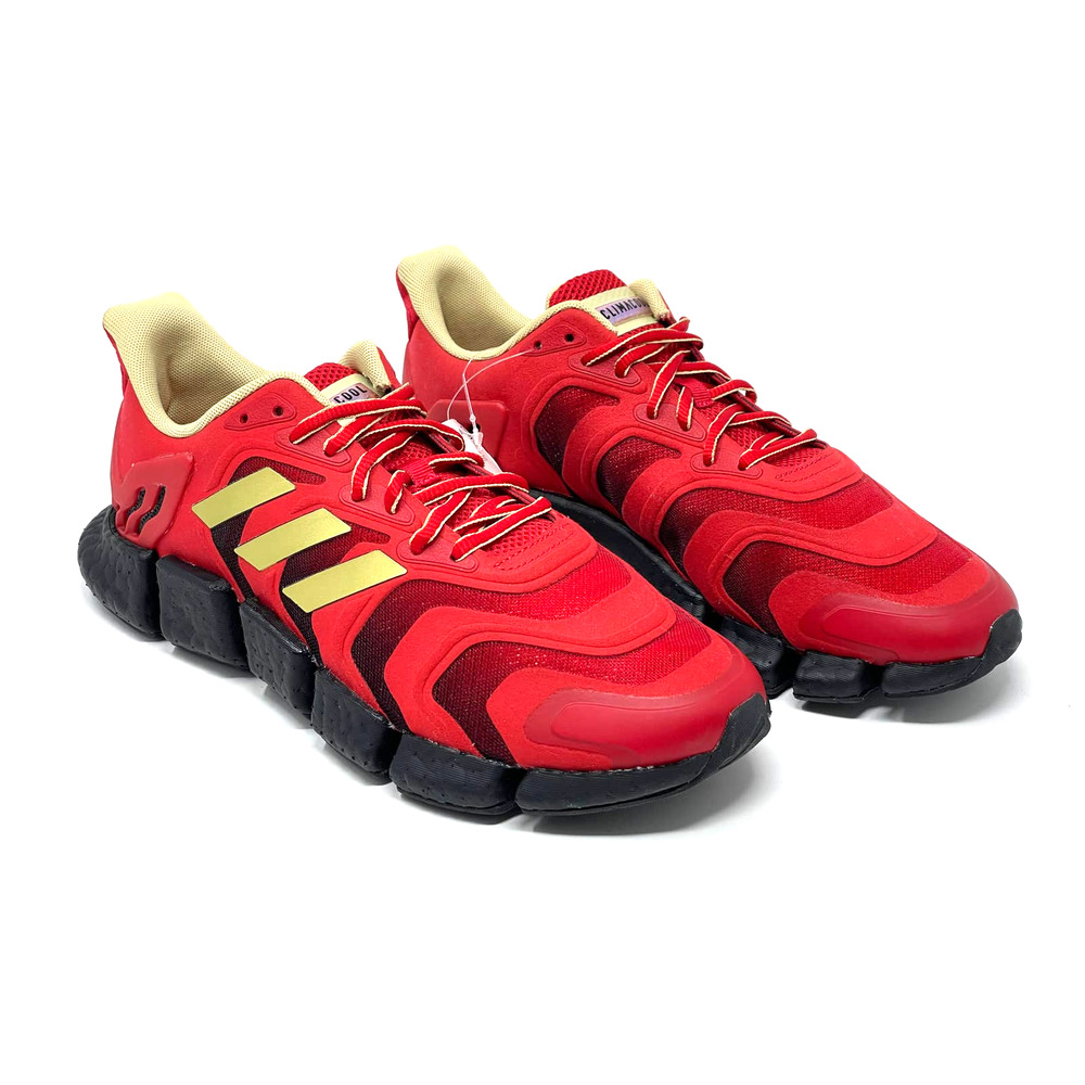 ADIDAS CLIMACOOL VENTO MENS SIZE 9 RUNNING SHOES G58766 CORE SCARLET GOLD NWT